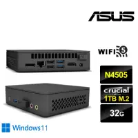 在飛比找momo購物網優惠-【ASUS 華碩】NUC平台雙核{戰鬥英雄W} Win11迷