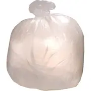Case of 100 Sanico Hi/Lo Blend Can Liner - 38 x 58, 2 mil+, Clear