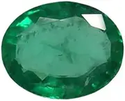 [DENMOUS] Certified Natural 10.25 Ratti Green Emerald Stone (Panna Stone) Pure & Certified Oval Shape Green Gemstone with GLI Lab Report-AMZ15968, Small, GEMSTONE, Small, GEMSTONE