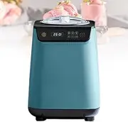 1.2L Fully Automatic Ice Cream Maker, Home Small Automatic Making Fruit Ice Cream Mini Ice Cream Machine, with LCD Display & Timer, for Snack Bars/Family Gatherings/Restaurants/Cafes