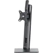 StarTech.com Free Standing Single Monitor Mount, Height Adjustable Ergonomic Monitor Desk Stand, For VESA Mount Displays up to 3