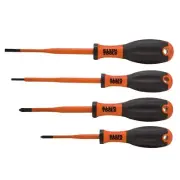 Klein Tools Klein Tools 32690-INS | 4-Piece Ergonomic-Grip Insulated Screwdrive