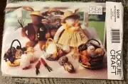 Uncut VOGUE sewing craft pattern #9208 EASTER BUNNIES & GIFTS