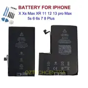 For iPhone 13/Pro Max 12 11 X XS Max XR 6S 7/8 PLUS High Capacity Battery+Tools