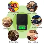 Digital Coffee Scale 5kg/0.1G with Timing Coffee Beans Scale for Cafe Shop