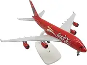 Replica Pre-Build Aircraf 1:400 Scale for 20cm Cola Airlines Airbus A380 Simulation Metal Finished Airplane Model Collection Collection Gift Display