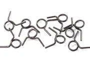 10 each Fuel line clips 3/8" OD Motorcycle Auto hose tube clamps spring clamp