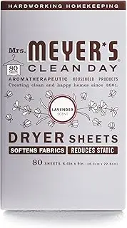 Mrs. Meyer's Clean Day Dryer Sheets - Lavender - 80 Ct - 2 Pk