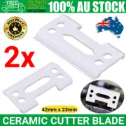 2 Pack Ceramic Cutter Blade Wahl 2 Holes AU Shear Magic Clip Clipper AU STOCK