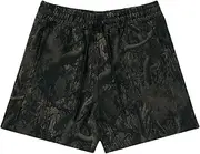 [UNRDSSR] Men's Basketball Shorts Athletic Graphic Print Shorts Summer Retro Casual Streetwear