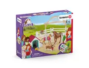 Schleich Hannahs Guest Horses With Ruby The Dog