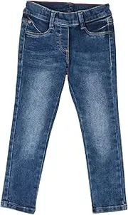 [s.Oliver] Girls Regular: Treggings with Elastic Waistband, Blue