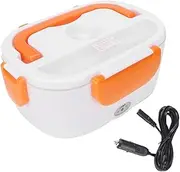 Mini Car Electric Lunch Box Food Heater, 12V 3 in 1 Heater Electric Food Warmer Portable Microwave Thermal Oven Fast Heating Picnic Leak Proof for Truck Van Office Home Travel Camping Cooking 40W