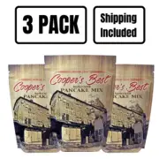 Nebraska Buttermilk Pancake Mix | Cooper's Best Pancakes | 3 Pack | 2.5 lb. Bag