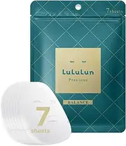 Lululun Precious Cloth Masks Face - Balancing Moisturising Face Mask Set for Women - Alcohol Free, Fragrance Free - Japanese Skin Care for Daily Use (7 Sheets)