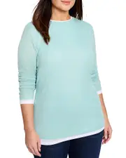 Nic+Zoe Plus Layered Look Tee