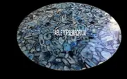 24" Agate Stone Coffee Table, Agate Console Table, Agate Center Table Home Decor
