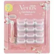 Gillette Venus Comfortglide White Tea Razor + 12 Cartridges