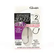 Gamakatsu 66648 Worm 318 Weedless Wacky Hook Size 2 ,5 Per pack (3946)