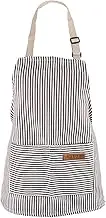 Kids Apron, Polyester Cotton Kids Cooking Apron with 2 Pockets Striped Children's Apron Adjustable Kids Aprons for Painting Children Chef Apron for Boys And Girls (Gray), Gray