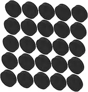 TOBBOMEY 48Pcs Self Adhesive Black Furniture Pads Round Shock Absorbing Slip Floor Protectors for Chairs Tables Cabinets Sofas and Plant Pots Compatibility Noise