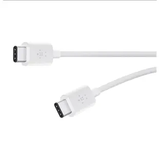 【Belkin】貝爾金 MIXIT↑ USB-C to USB-C 傳輸線 3A 快充線 充電線 雙c快充線 PD充電線