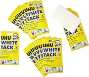 UHU 42196 White Tack Mastic Adhesive Non-staining Handy Pack Ref 2633 [Pack of 12]