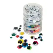 400 Pieces Googly Eyes DIY Making Accessories Sewing Supplies for Plush Toys