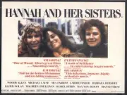 MOVIE POSTER Postcard: HANNAH AND HER SISTERS (Woody Allen, Michael Caine)