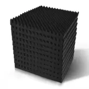 NNEDSZ 40pcs Studio Acoustic Foam Sound Absorption Proofing Panels 50x50cm Black