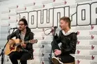 Mateo Carmargo Nathan Leone of Madina Lake backstage at Download F- Old Photo 4