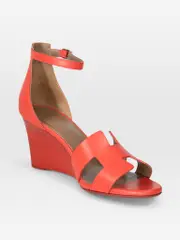 Red Leather Legend Wedges