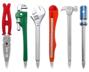 Novelty Tool Pen. Screwdriver, Pliers, Shifter, Hammer, Box Cutter or Wrench
