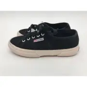 Superga Cotu Classic Black White Sneaker Womens Size 5