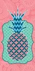 30x60 Large Pineapple Hawaii Pink Cruise Vacation Pool Gift Bath Beach Towel