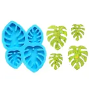 Hanging Pendant Earrings Decoration Monstera Deliciosa Irregular Silicone Mold