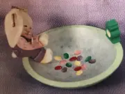 Vintage 1984 Tole Pattern Packet: Fishing For Jellybeans by Susan Gualillo