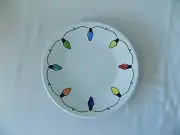 FIESTA WARE STRING OF LIGHTS LUNCH PLATE #3 NEW WITH TAG