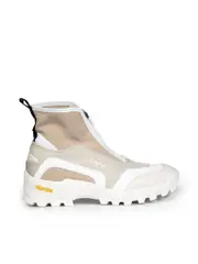 Beige High Top Trainers