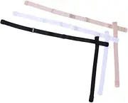 [WRITWAA] Adjustable Bra Belt Bra Strap Extension for Low Back Clothing Black White Beige