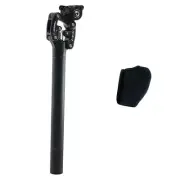 SR Suntour SP12 NCX Suspension Seat Post with Protective Cover 31.6X400mm,Black,