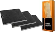 KF3TEC® Activated Carbon Filter Set (3 Filters) for Miele DKF 25-1