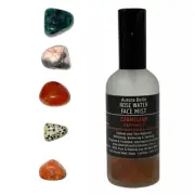 Carnelian Face Mist & Tumbled Crystal Happiness Kit