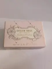 Crabtree & Evelyn Solid Perfume Evelyn Rose NEW in box with carrying bag