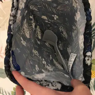 [二手]adidas 愛迪達 深藍花朵束口背包 背袋