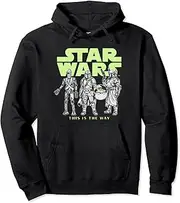 [STAR WARS] The Mandalorian This Is The Way Group Poster Pullover Hoodie