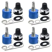 4pcs 3590S-2-103L 10K Ohm Rotary Potentiometer 10-Turn Wire Wound Precision9609
