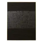 [James Lane] Buru Hand Painted Wall Art Black - 90cm x 120cm