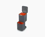 Totem 40L Waste & Recycling Bin (Grey) | Joseph Joseph AU