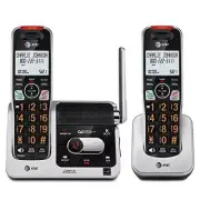 AT&T BL102-2 DECT 6.0 2-Handset Cordless Phone for Home with Answering Machin...